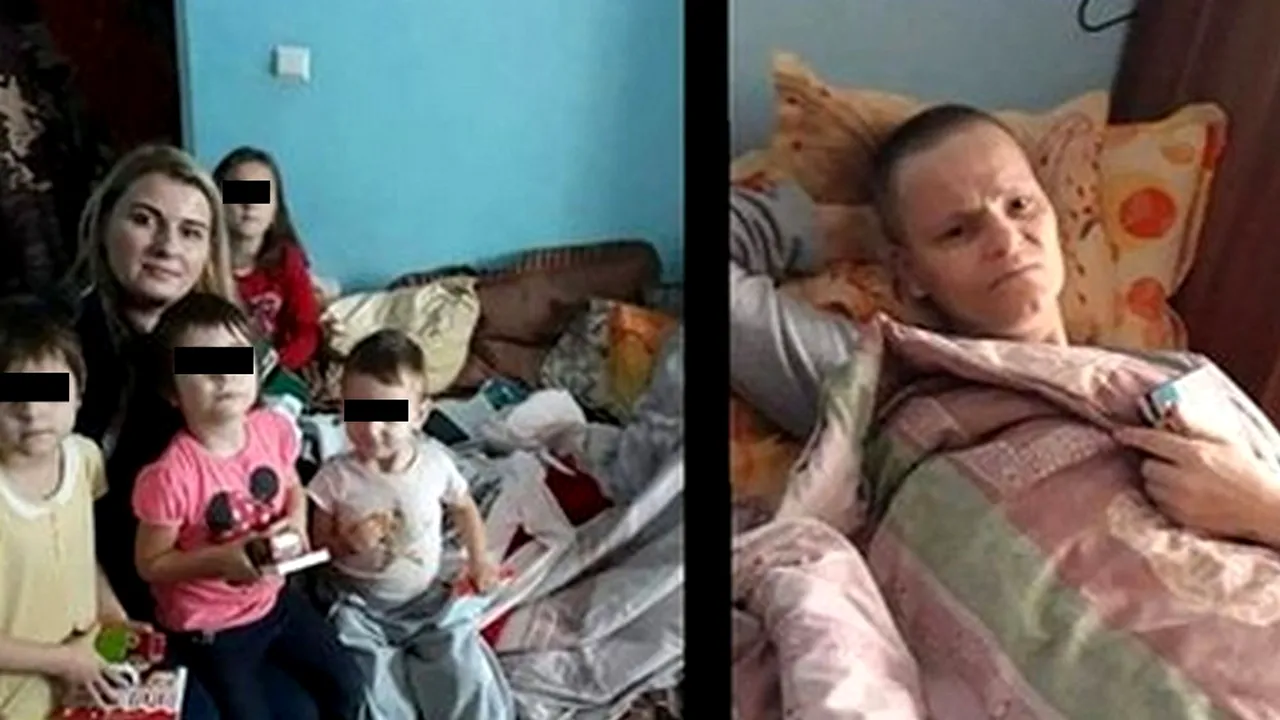 Caz social emoționant. O mamă bolnavă de cancer și cei șapte copii ai săi trăiau într-o sărăcie lucie de sărbători / Micuții nici nu visau la cadouri - Cine a sărit în ajutorul familiei nevoiașe