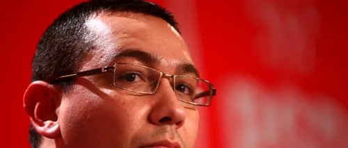 Ponta: Nu va fi cazul de suspendare; numirea premierului USL e singura soluție de stabilitate