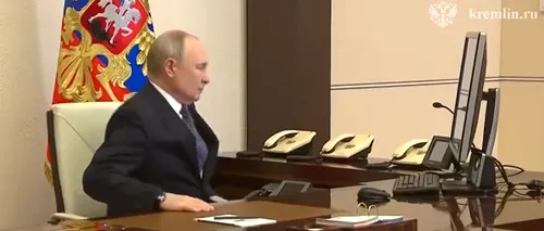Kremlinul a publicat înregistrarea VIDEO a momentului când <i class='ep-highlight'>Putin</i> s-a votat, pentru un nou mandat, din fața calculatorului 