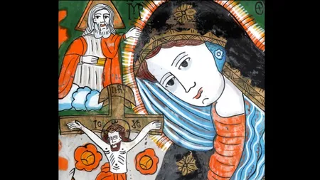 GALERIE FOTO | O icoană pictată de Arsenie Boca, vândută la licitație cu 17.000 de euro