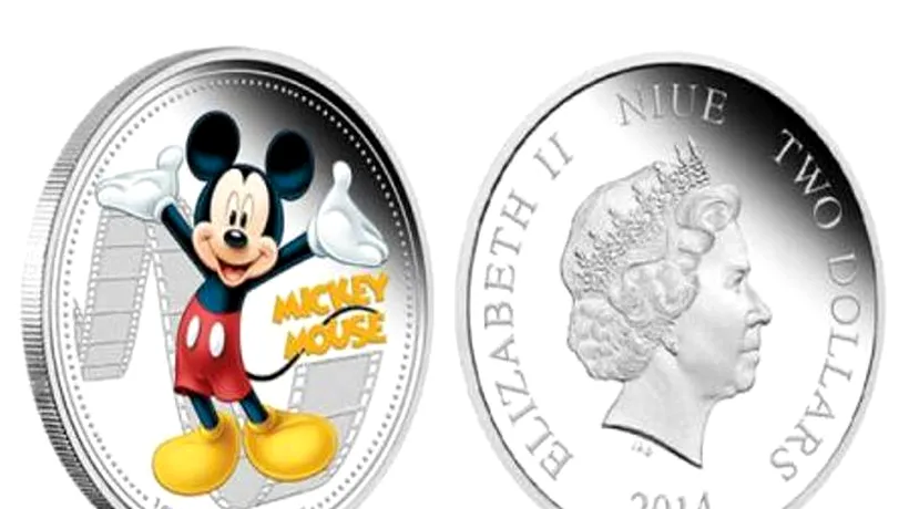 Regina Elisabeta a II-a și personaje Disney, pe monede din aur și argint emise de o insulă din Pacific