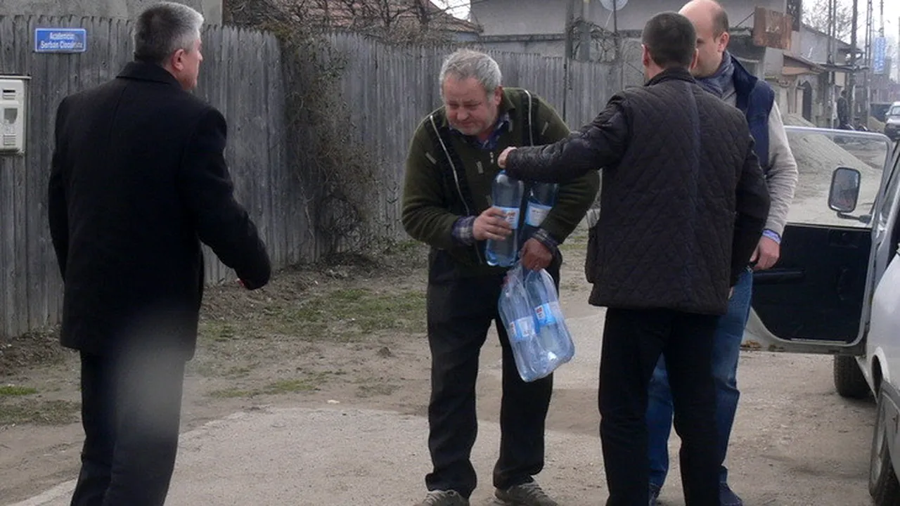 Rețeaua de alimentare cu apă potabilă din Găești, contaminată. Locuitorii orașului primesc apă cu cisterna