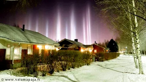 Imaginea Crăciunului vine din Finlanda. Cum arată jocul de lumini din natură