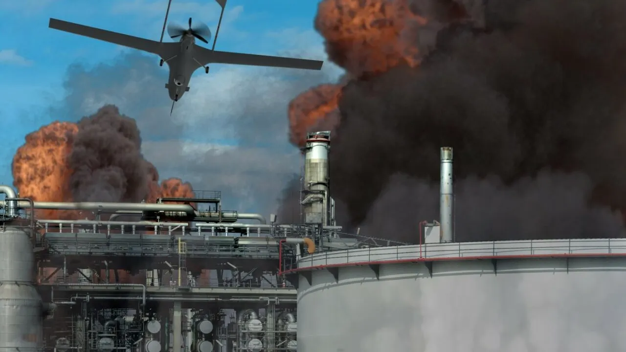 Dronele ucrainene fac ravagii în RUSIA: au lovit o rafinărie Gazprom. Este al doilea incident semnalat într-o săptămână