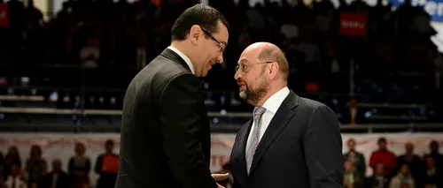 Ponta: E inadmisibil ca Băsescu să îl jignească pe Schulz