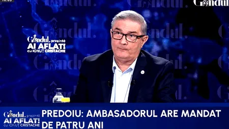 Cum traduce șeful spionilor schimbarea a 50 de ambasadori de Nicușor Dan: Am dormit 9 luni pe mine, nu am avut timp/Problema e justificarea lui