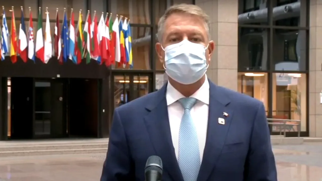 Focar de COVID la Bruxelles: Președintele Klaus Iohannis s-a salutat cu Ursula von der Leyen, cu doar câteva ore înainte ca șefa CE să intre în izolare (VIDEO)