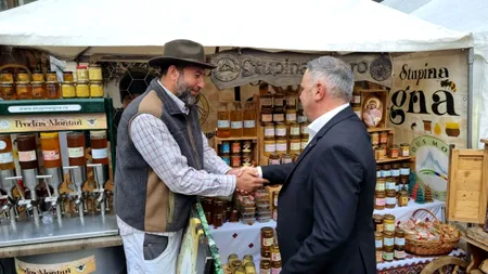 VIDEO | Florin Barbu a inaugurat un târg de produse autohtone în curtea Ministerului/ Ne dorim ca bucureștenii să poată cumpăra produse româneşti