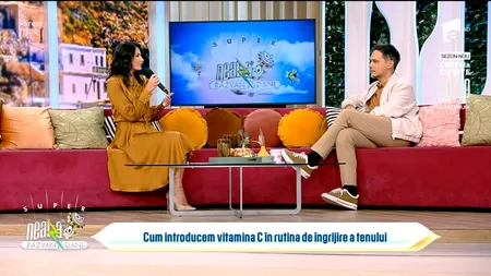 VIDEO | Cum introducem vitamina C în rutina de îngrijire a tenului. Recomandarea medicilor dermatologi: „Poate merge pe toate tipurile de ten, însă trebuie aleasă formula chimică potrivită”