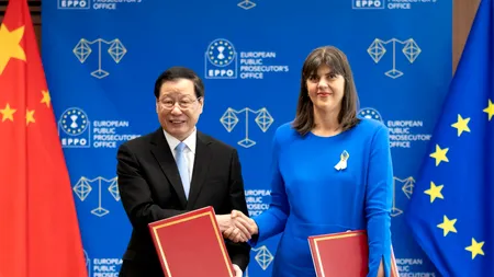 Acord între Parchetul European și China. Kövesi vrea cooperare mai rapidă în dosarele de fraudă și spălare de bani