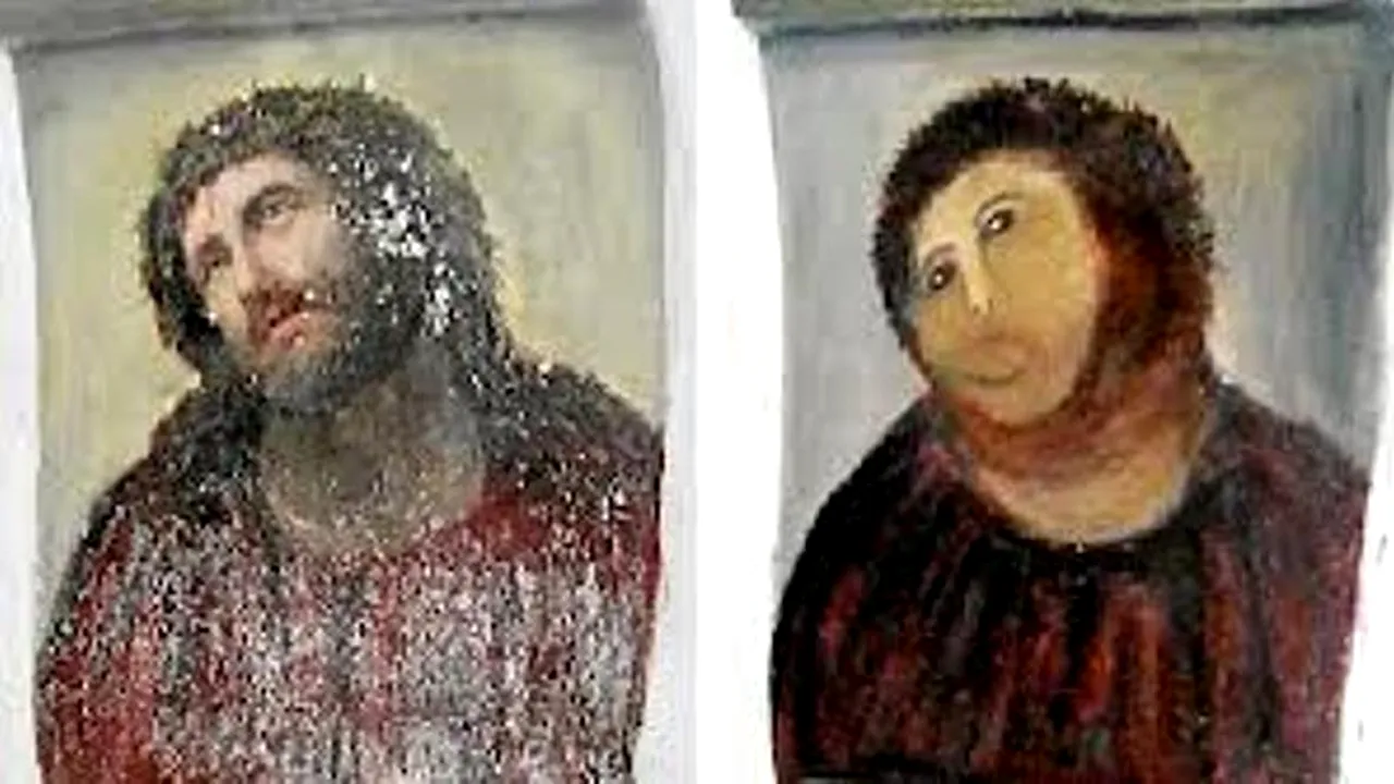 Fresca cu Iisus din Spania, distrusă anul trecut, atrage zeci de mii de turiști