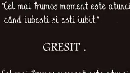 BANCUL ZILEI. Care este cel mai frumos moment