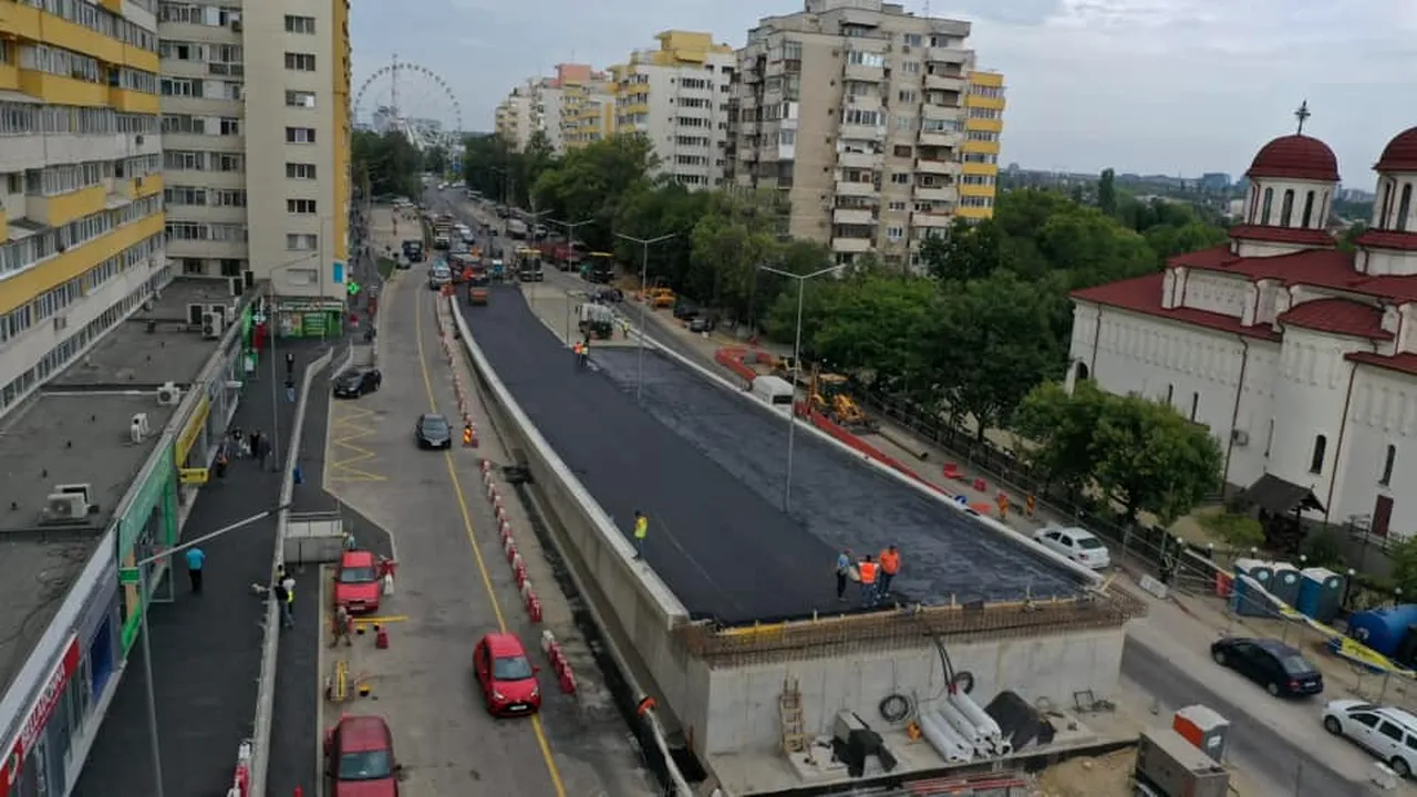Gabriela Firea îl acuză pe Nicușor Dan că a întârziat cu un an lucrările la Pasajul Doamna Ghica. În ce stadiu este lucrarea | GALERIE FOTO