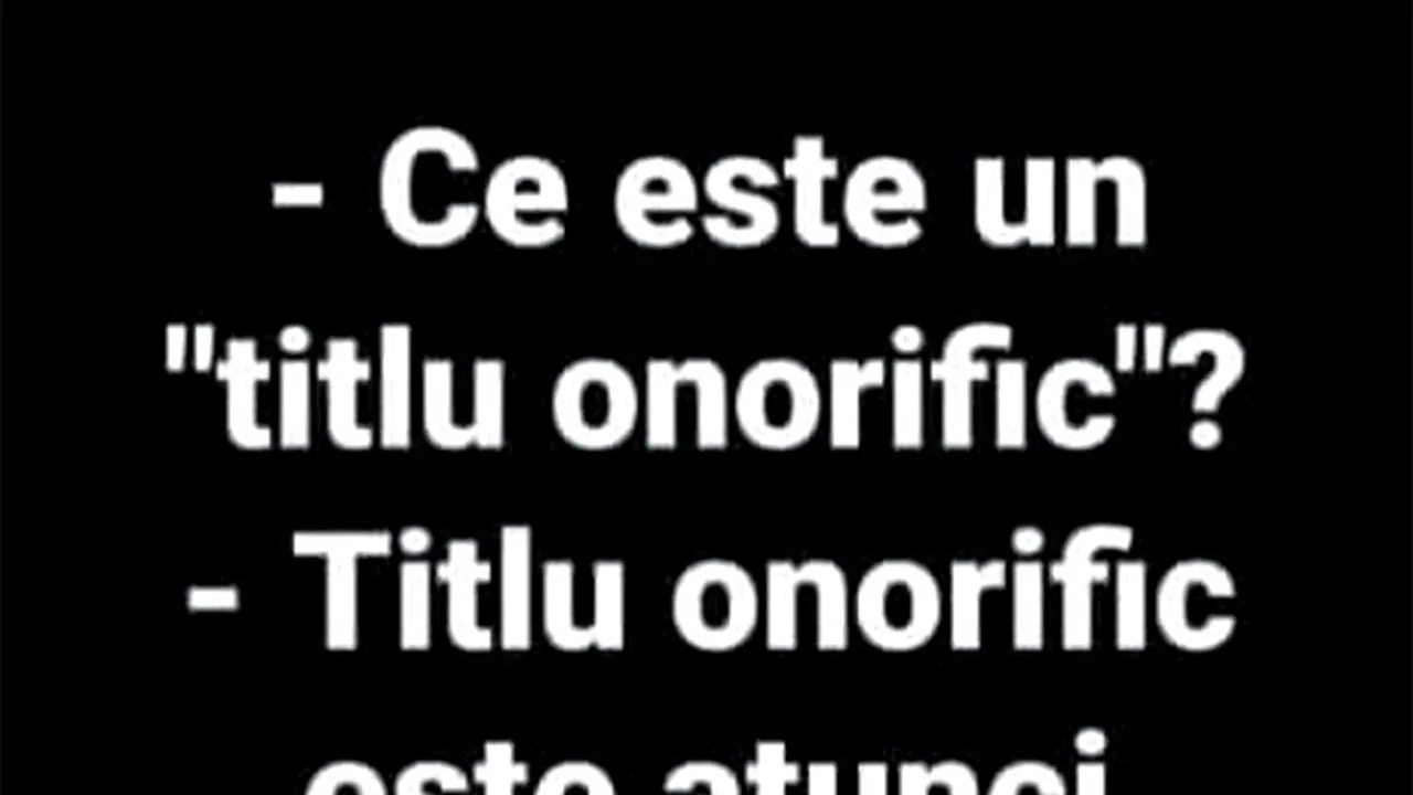 BANCUL ZILEI | Ce înseamnă titlul onorific, de fapt