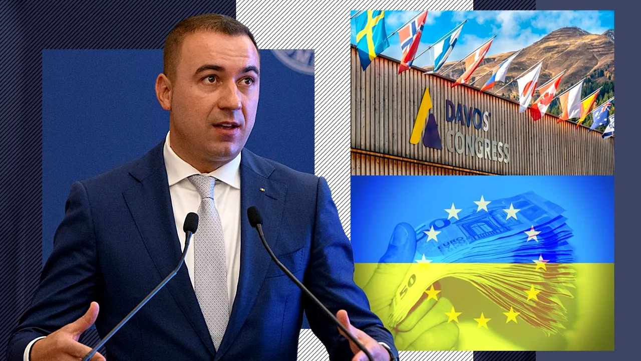 Implicarea României în RECONSTRUCȚIA Ucrainei, obiectivul principal al ministrului Bogdan Ivan la Davos: „Ținta este să avem un rol cât mai important”
