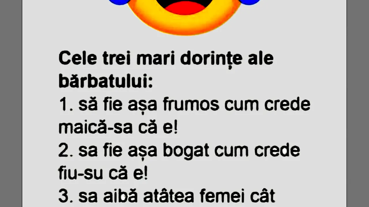 BANCUL ZILEI | Cele 3 mari dorințe ale fiecărui bărbat