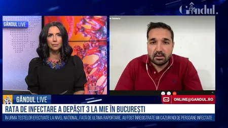 GÂNDUL LIVE. Tudor Ionescu (ALDE): Mă aștept ca prefectul Capitalei să fie schimbat! Este absolut scandalos cum a gestionat situația