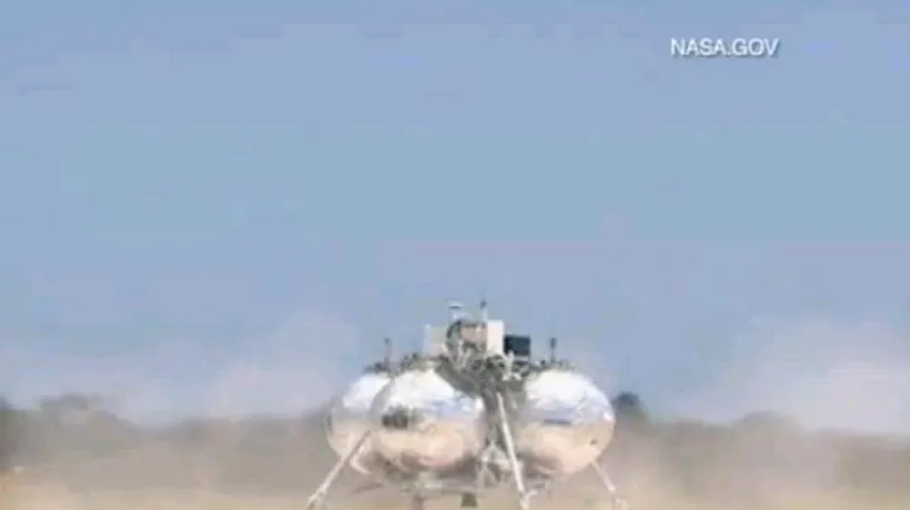 Prototipul unui modul spațial produs de NASA s-a prăbușit spectaculos în timpul testelor. VIDEO