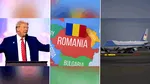 Avionul președintelui Donald Trump zboară deasupra României, în drum spre Summitul de la Ankara