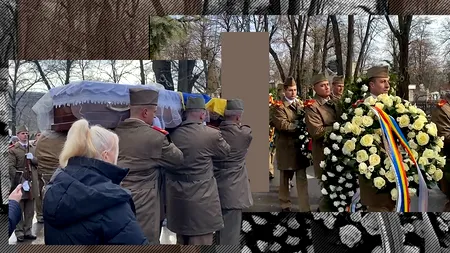 VIDEO | Peste 100 de oameni l-au condus pe ultimul drum pe academicianul Răzvan Theodorescu. Funeraliile s-au desfășurat cu onoruri militare