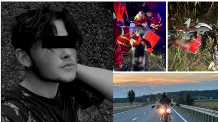 Denis a accelerat spre MOARTE pe o motocicletă. Peste două zile ar fi împlinit 18 ani: „Odihnește-te în pace!”