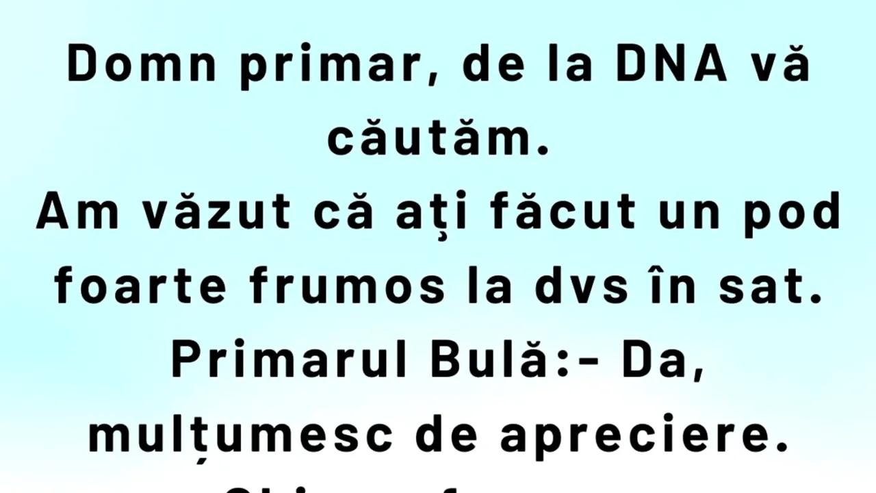 BANC | Primarul Bulă
