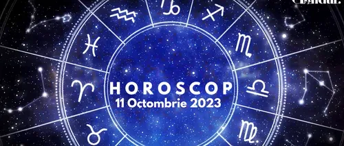 VIDEO | Horoscop zilnic pentru miercuri, 11 octombrie 2023. Zodia care scapă de o grea apăsare
