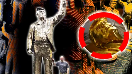 „Don Colossus”: Lumea cripto i-a ridicat o statuie de aur lui Trump. Ce înălțime are, cât a costat și unde va fi instalată