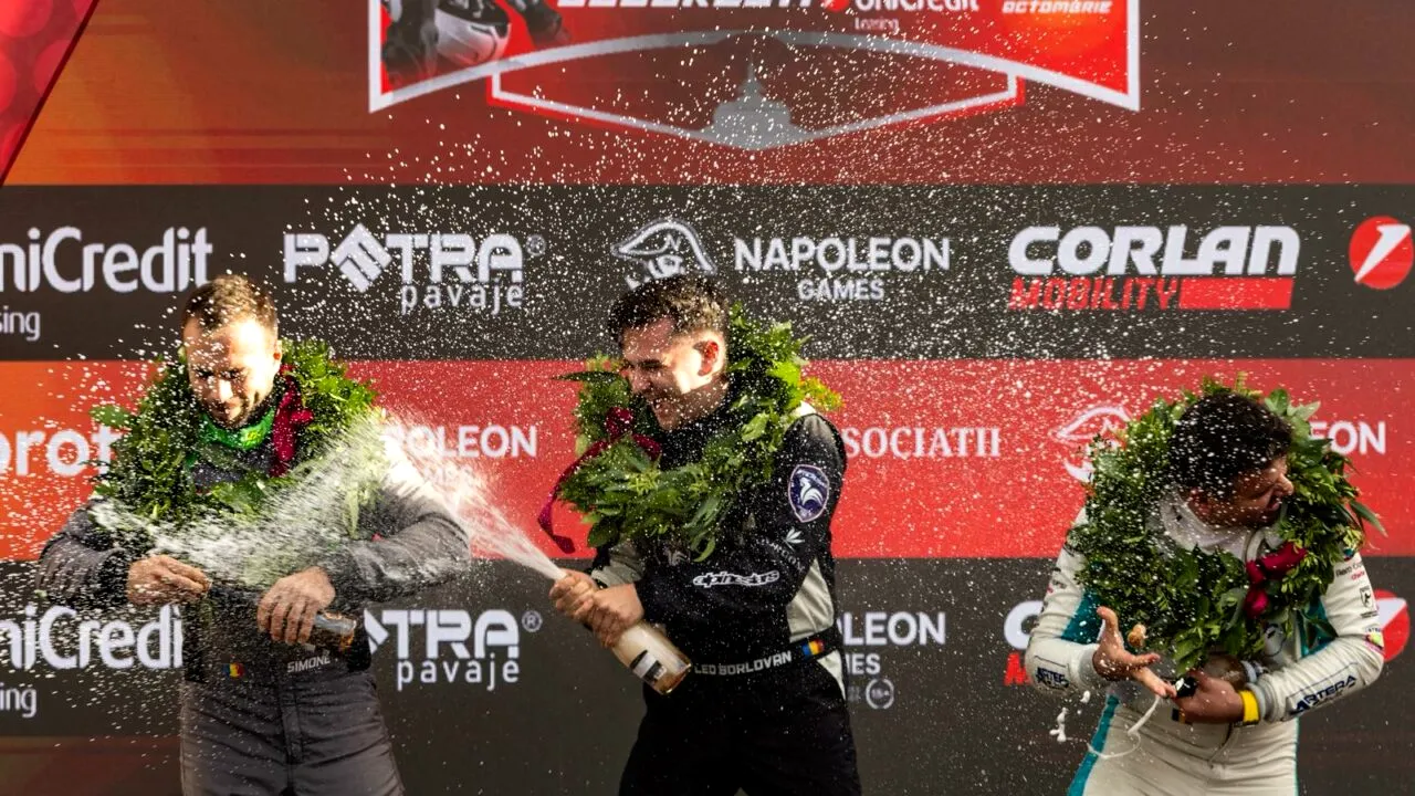 Leo Borlovan s-a impus în finala Super Rally de la București și nu cedează „coroana de campion”