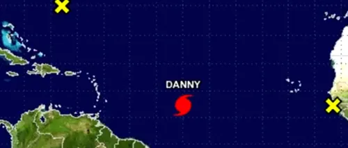 Furtuna tropicală Danny, din Oceanul Atlantic, s-a transformat în uragan