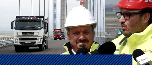 VIDEO | Ce spune constructorul podului suspendat de la Brăila despre stadiul lucrărilor. „A fost o provocare mare pentru toți”. Când va fi inaugurat