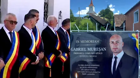 Gabi Mureșan, condus pe ultimul drum în satul natal. Imagini impresionante de la înmormântare, unde au venit zeci de persoane