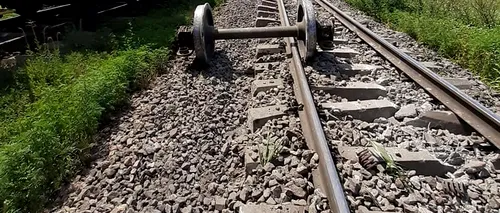 UPDATE - Magistrala București-Constanța a fost deblocată, la Fetești. Traficul feroviar fusese afectat, după ce cinci vagoane ale unui tren de marfă au deraiat