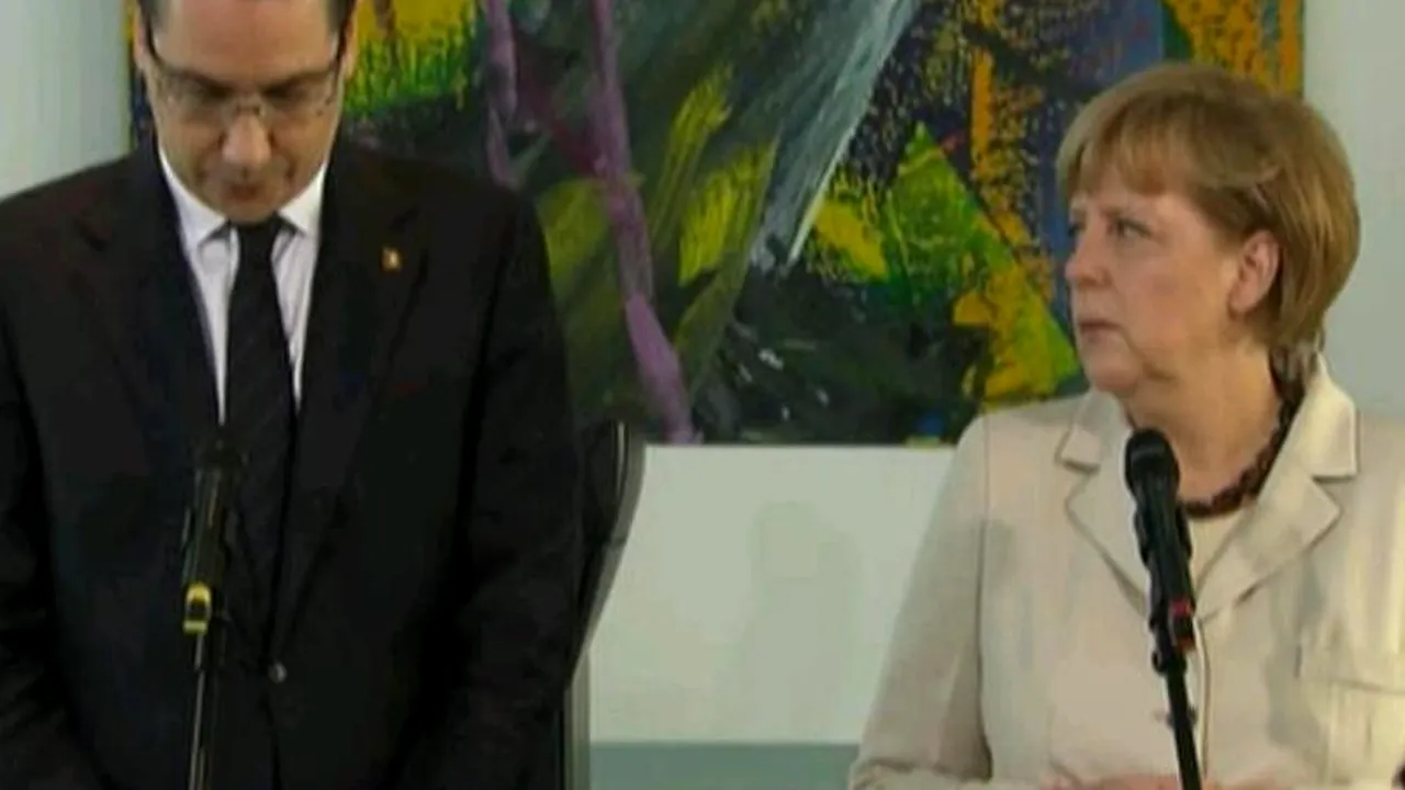 Avertismentul lui Merkel, la întâlnirea cu Ponta: 