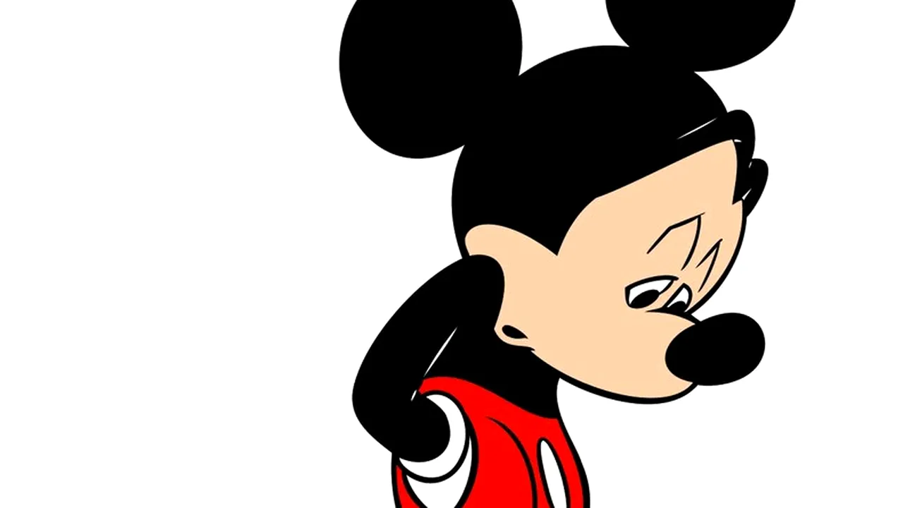 Mickey, crucificat cu mouse