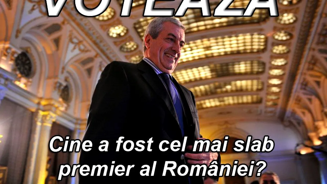 SONDAJ. Cine a fost cel mai slab premier al României?