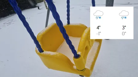 Meteorologii Accuweather anunță trei zile de ninsori în Capitală în decembrie 2025. Ziua în care temperaturile vor scădea dramatic