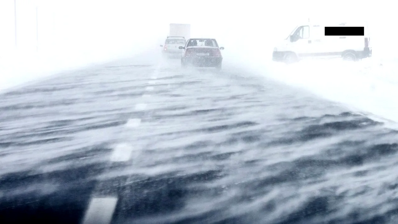 Atenționare METEO de cod galben de vânt puternic și zăpadă viscolită în mai multe regiuni din zonele montane. Prognoza meteo pentru luna februarie