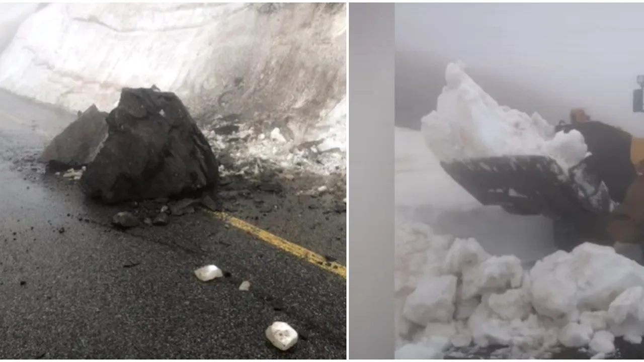 Bucăți de stâncă, prăbușite pe Transalpina! Ce a decis DRDP Craiova