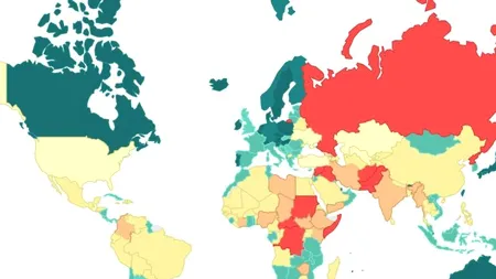 VIDEO. Topul celor mai liniștite zece țări din lume. Pe ce loc se află România, Bulgaria și Ucraina