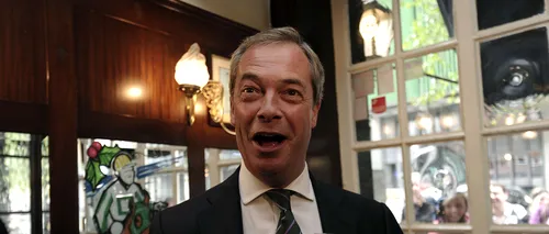 Nigel Farage, alungat dintr-un pub de protestatari