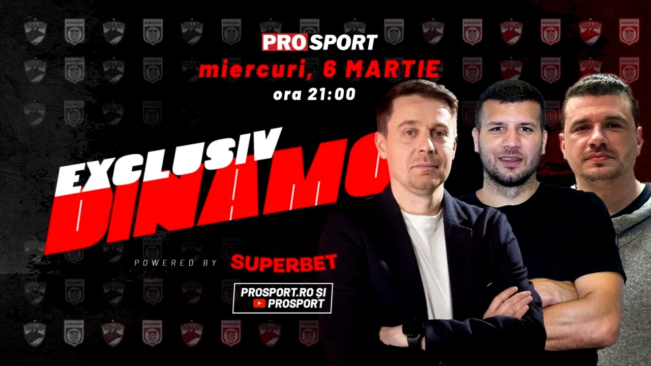 EXCLUSIV DINAMO, miercuri, de la ora 21:00. Prefațăm întâlnirea de impact a „câinilor” cu Mircea Rednic cu doi invitați care au lucrat cu „Puriul”