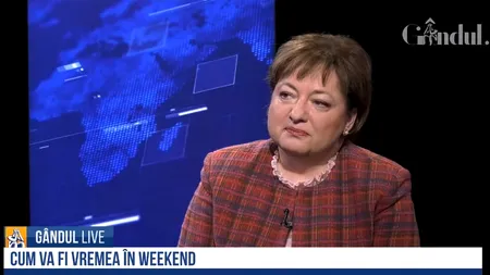 EXCLUSIV Gândul LIVE | Florinela Georgescu, director ANM: „Vreme de primăvara în weekend, dar spre final vântul se va intensifica”