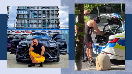Influencerul Andy Popescu, în război cu Poliția Rutieră. Antreprenorul pasionat de mașini, ACUZAT că a publicat informații false despre polițiști