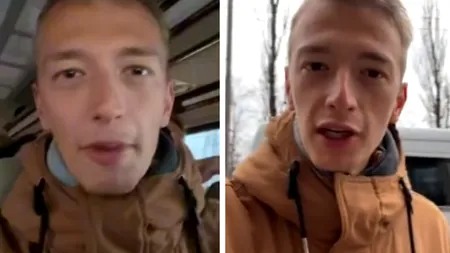 VIDEO EXCLUSIV| Apelul lui Cristi Dascălu, vloggerul care a reușit să plece din Kiev cu microbuzul: „Sunt mulți români blocați acolo, au nevoie de ajutor”