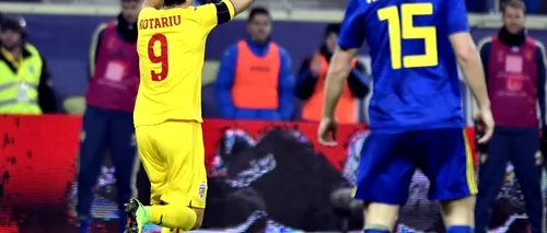 România - Suedia 1-0. VIDEO cu golul superb al lui Rotariu. Declarație plină de modestie a mijlocașului român