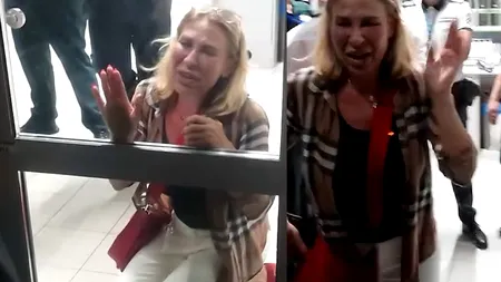 Incident viral pe aeroportul din Sofia. Femeie, filmată în genunchi în fața porții de îmbarcare, după ce a fost refuzată de RyanAir