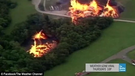 Ce s-a întâmplat după ce un depozit de whiskey din Kentucky a fost lovit de fulger