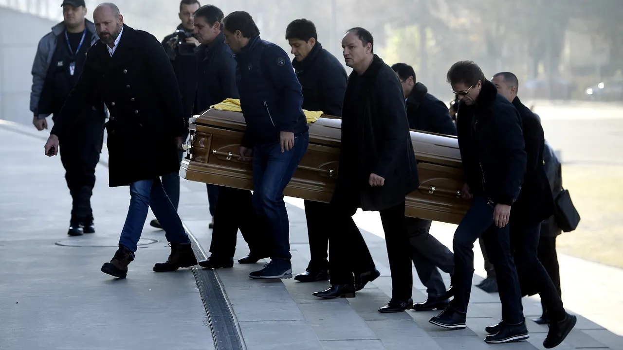 Gică Popescu, discurs emoționant la înmormântarea lui Daniel Prodan