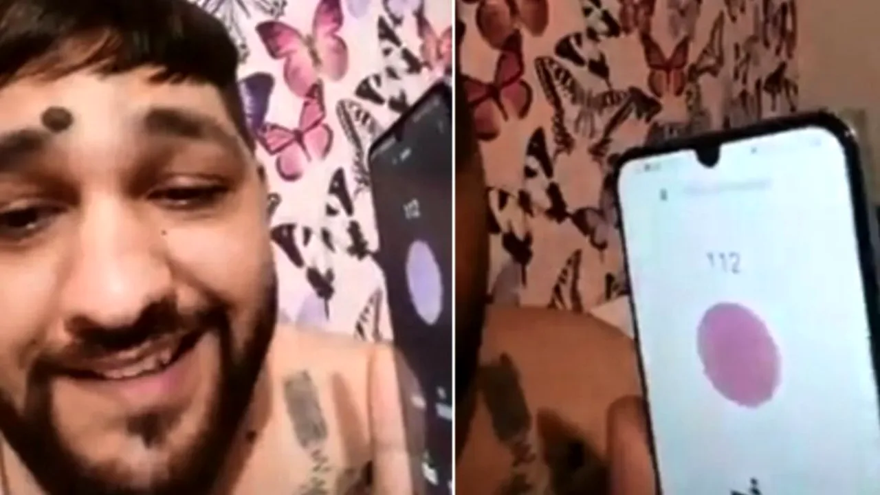 VIDEO | Un tânăr a sunat fără motiv la 112 și s-a filmat. „Mă doare... de coronavirus”